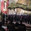 Sevilla.Concierto de marcha procesional de la A.M Dulce Nombre de Jesús de Estepa  en la Iglesia  Parroquial por la Hermandad del Nazareno de Alcalá del Rio.