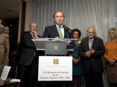 El Club Financiero Génova entrega los premios taurinos a los Protagonistas de la Fiesta Nacional 2011-2012