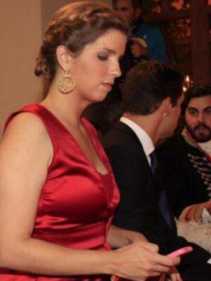 Luis Alfonso de Borbón y su esposa padrinos de la magnifica fiesta aniversario de la revista Escaparate en Sevilla