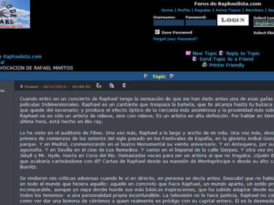 RAPHAEL, LECTOR DE SEVILLA PRESS