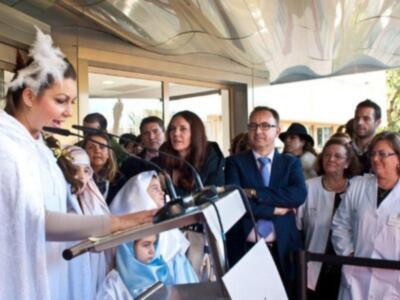 Sergio Ramos y Pilar Rubio fueron a ver a Davila Miura convertido en rey Baltasar.