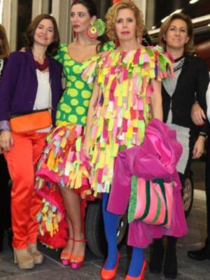 Agatha Ruiz de la Prada debuta como diseñadora flamenca ecológica