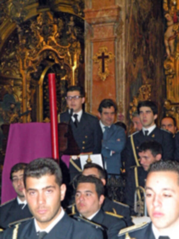 Concierto en la Hermandad de la Candelaria en sus cede de la Parroquia de San Nicolás de Bari, por la Banda de las tres Caídas