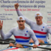 El equipo británico olímpico de piragüismo, doble podio en Londres, en el Club Náutico Sevilla