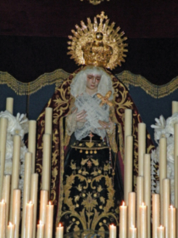 La Patrona de Rinconada culmino su estación de penitencia el Sábado Santo