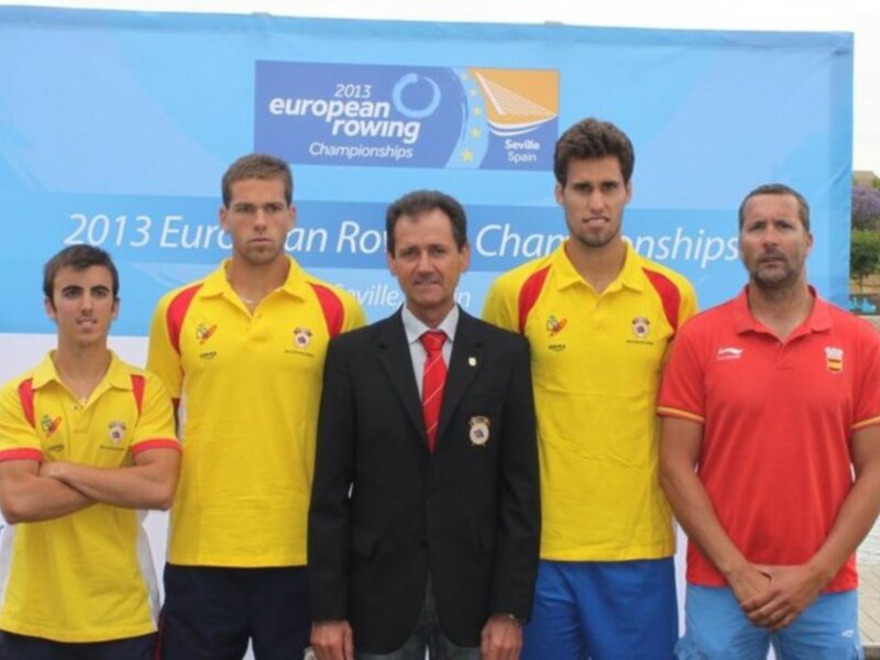 El Náutico, parte activa en los Campeonatos de Europa de remo Sevilla 2013