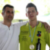 Jaime Martínez, campeón regional de bolo andaluz montaña.