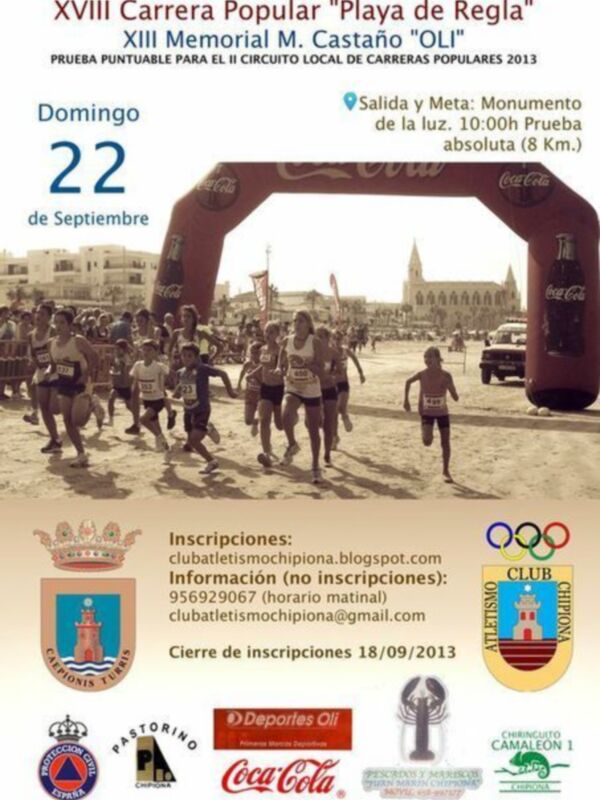 Abierto el plazo de inscripciones para el décimo octavo Cross Playa de Regla