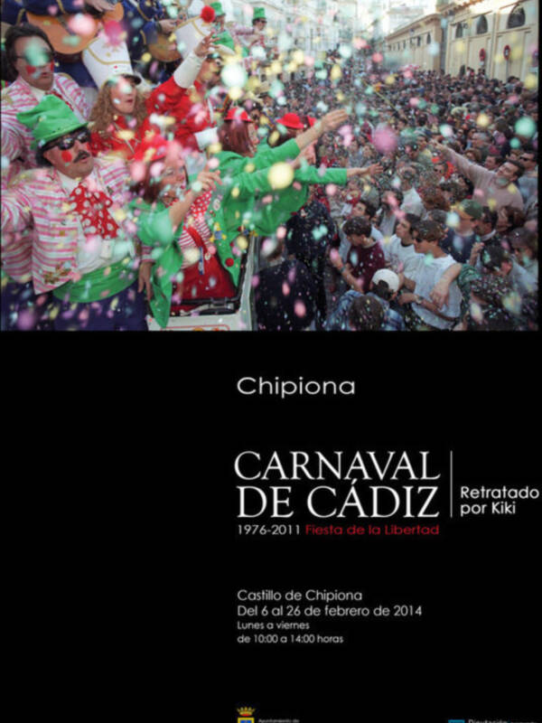 El próximo 6 de febrero llega a Chipiona la exposición itinerante de fotografías de Kiki con los mejor del carnaval de 1976 a 2011 