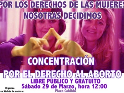 Crean la Marea Violeta de Sanlúcar de Barrameda y convocan concentración para este sábado