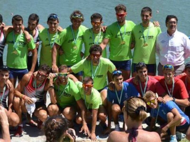 El Club Náutico Sevilla, campeón de Andalucía de remo