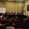 Homenaje al ateneísta Juan López Sánchez, Presidente de varias instituciones sevillanas. 