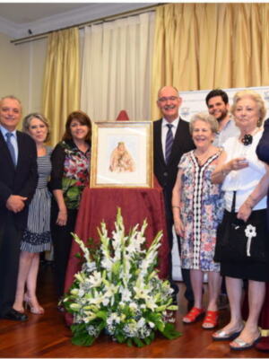 Sevilla.Una devoción Mariana ha compuesto el cartel de la Virgen de los Reyes.