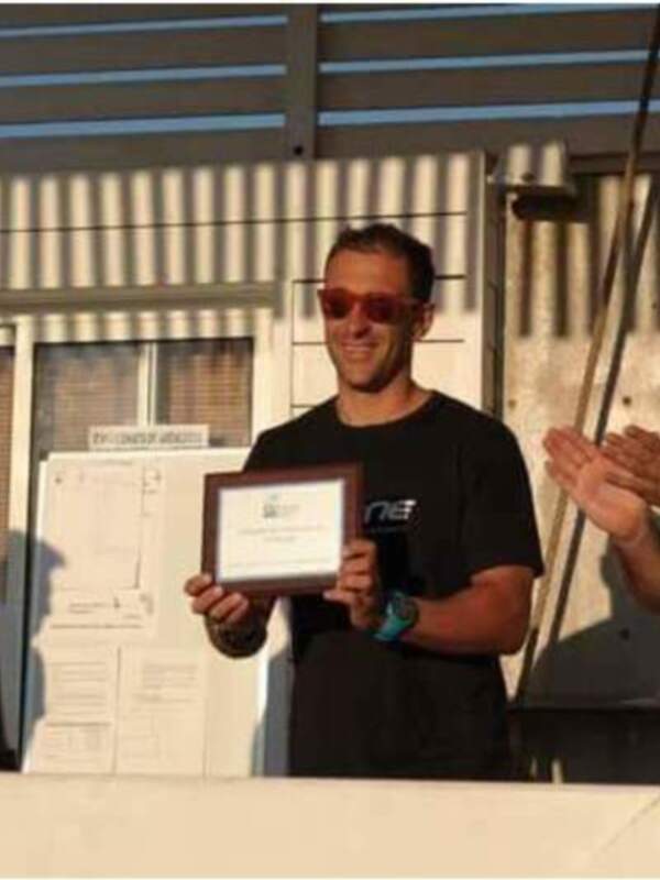 Alberto Prieto, campeón de Andalucía de Fórmula Kite