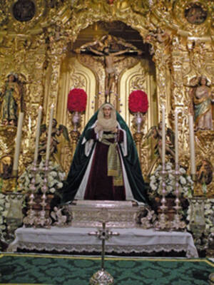Sevilla. Misa de Réquiem en la Hermandad de la vera-cruz de Alcalá del Río (Sevilla)