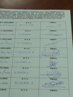 Recogen firmas para que el sondeo arqueológico del Humilladero pueda ampliarse(Chipiona)