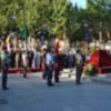 Acto Homenaje a la Bandera de España en Sevilla.