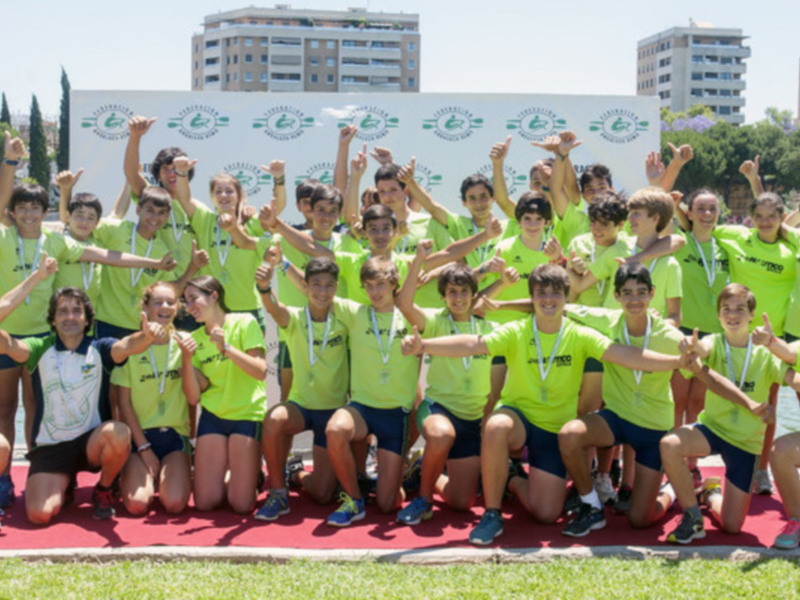 El Club Náutico Sevilla, campeón de Andalucía de remo