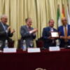El Vicepresidente del Consejo General de Hermandades de Sevilla Manuel Nieto Pérez  homenajeado por la Asociación Amigo de Perejil
