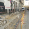 Obras en la calle Hernando Colón de Sevilla