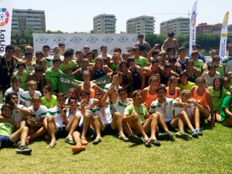 El Campeonato de España de remo de base, para el Náutico Sevilla