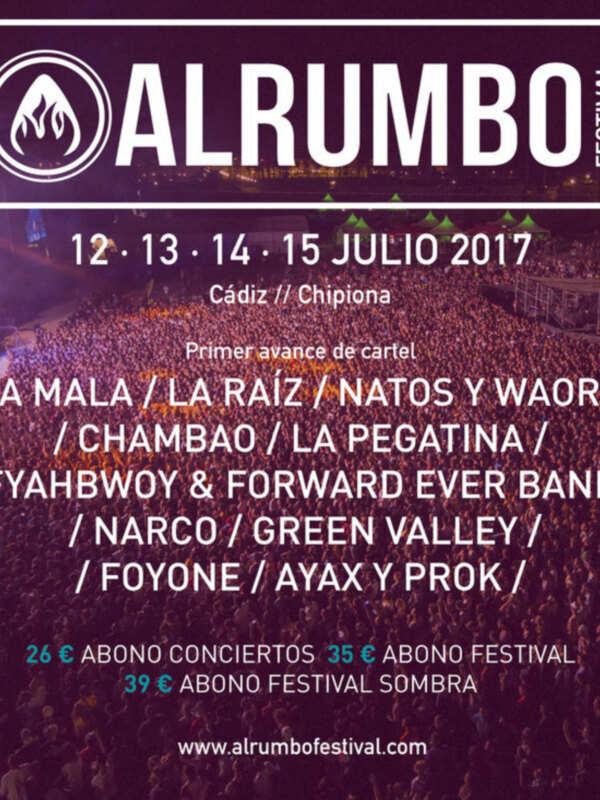 La Mala y Chambao, entre los primeros artistas confirmados para Alrumbo Festival  2017