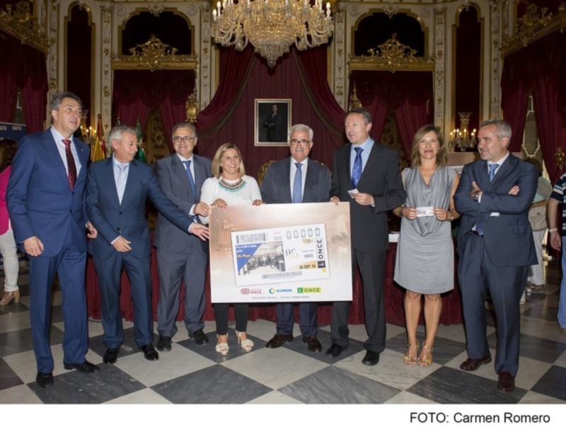La ONCE presenta en Diputación su cupón de homenaje a los noventa años de Radio Cádiz