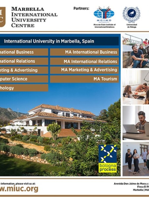 MIUC es un Centro Universitario Internacional de Marbella