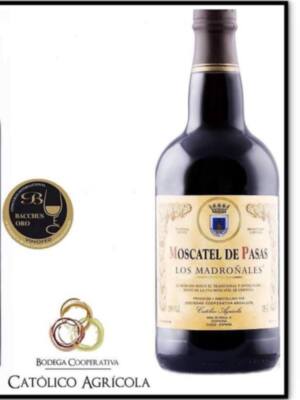 BACCHUS de Oro 2017 moscatel de pasas “Los Madroñales"