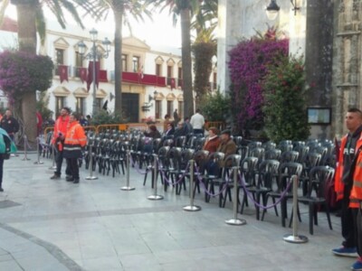 Las personas con movilidad reducida volverán a contar con una espacio en la salida de las procesiones de Semana Santa