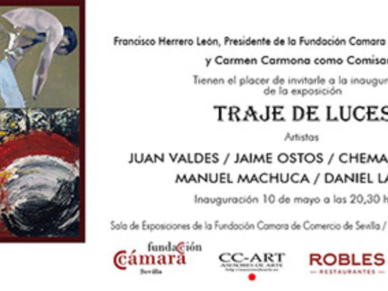 La Fundación Cámara de Comercio de Sevilla inaugura mañana la exposición pictórica   “Traje de Luces”