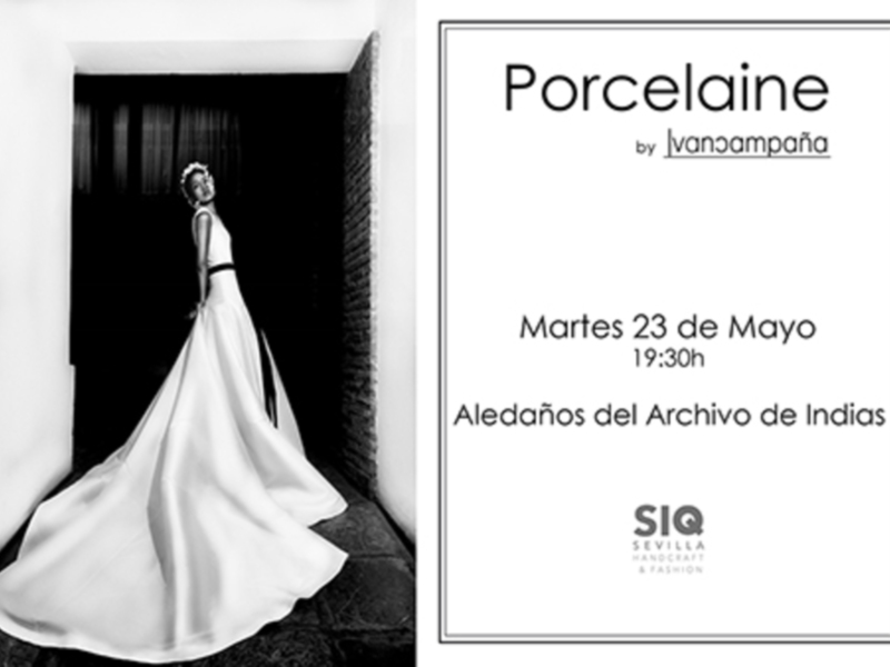 Iván Campaña presenta su colección de novias 2018 “Porcelaine” en SIQ Handcraft & Fashion