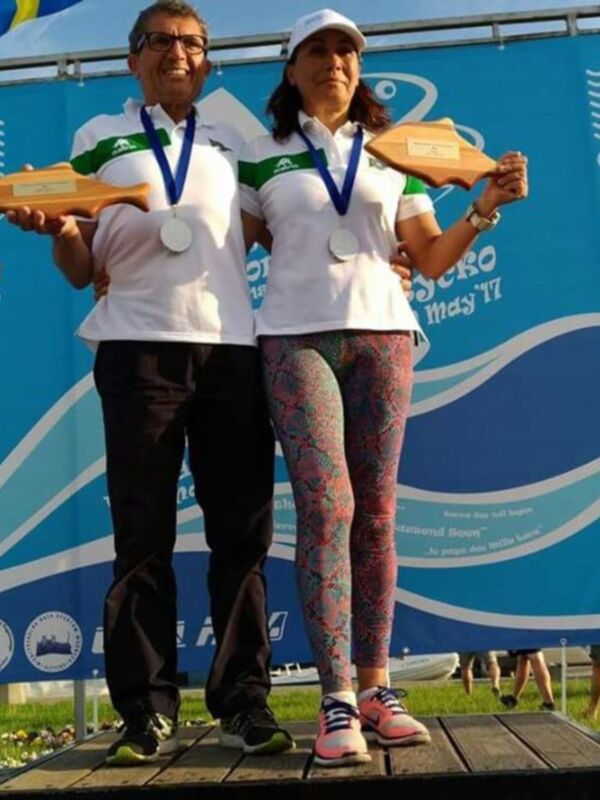 Mª Antonia Domínguez y Paco Manchón, campeones del mundo de Raceboard