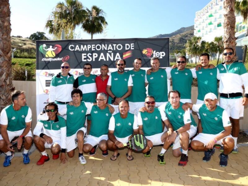 Andalucía se sube al podio del Nacional de pádel por autonomías de veteranos