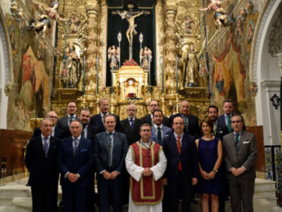 La Hermandad de la Vera-cruz de Sevilla celebró la jura de los nuevos oficiales de su junta de gobierno.