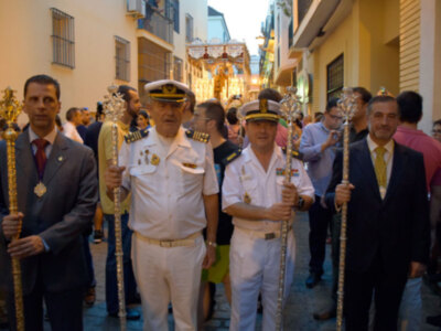 La Virgen del Carmen de Santa Catalina procesionó en el día de su onomástica.