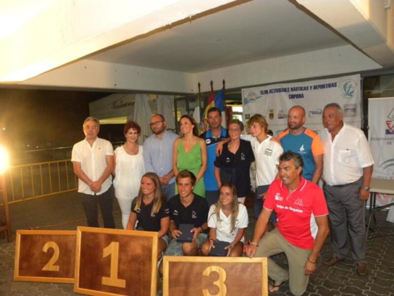 El portuense Ramon Calero campeón en un nacional de Patín a vela que destaca la organización del CAND y el valor del campo de regatas