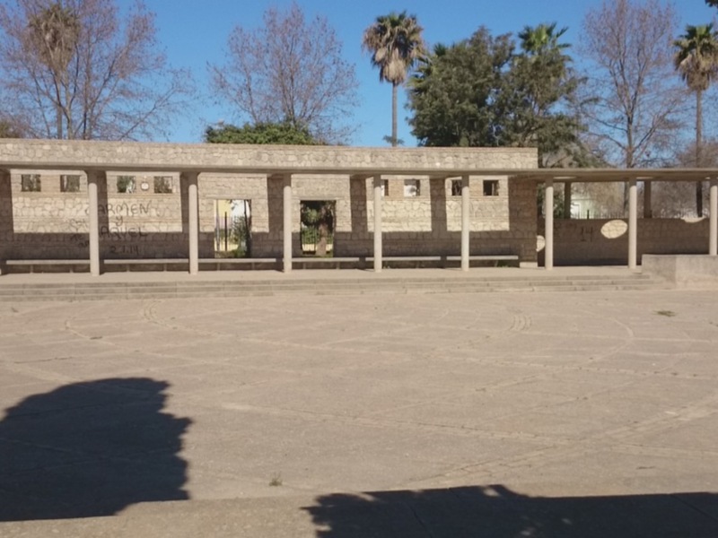 En marcha los trabajos de adecuación a espacio escénico en el parque Blas Infante