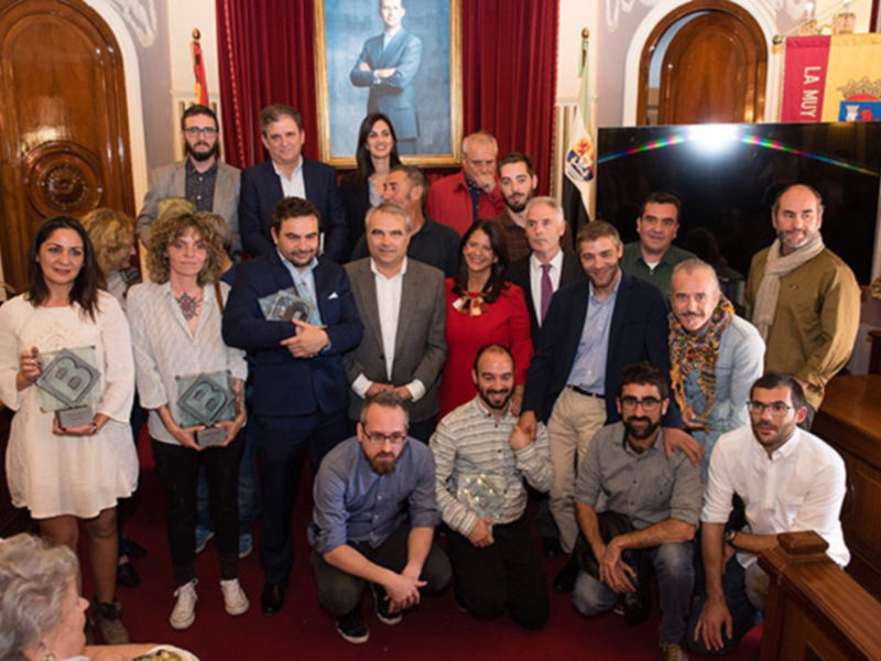 Entrega de los Premios Ciudad de Badajoz en el Salón de Plenos del Ayuntamiento de Badajoz