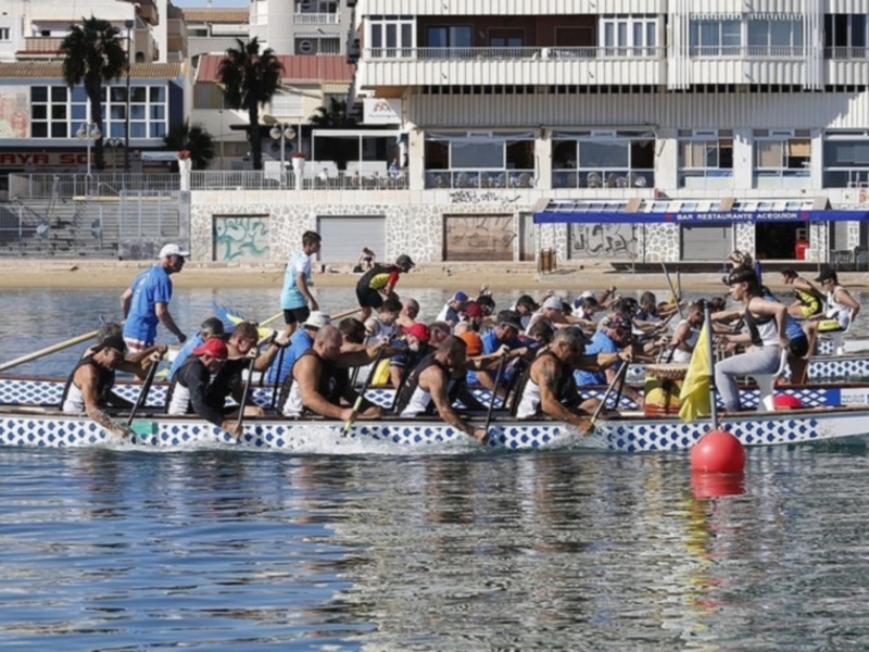 El Club Piragüismo Triana, al podio del II Festival Intercontinental de Dragon Boat