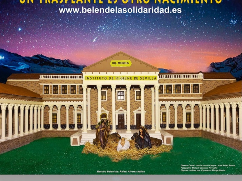 La Asociación Belén de la Solidaridad y las Asociaciones de Trasplantados de Sevilla organizan la 16ª edición del Belén de la Solidaridad
