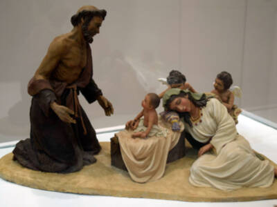 Exposición de figuras de Belén y cartelería de la Navidad en el Círculo Mercantil.
