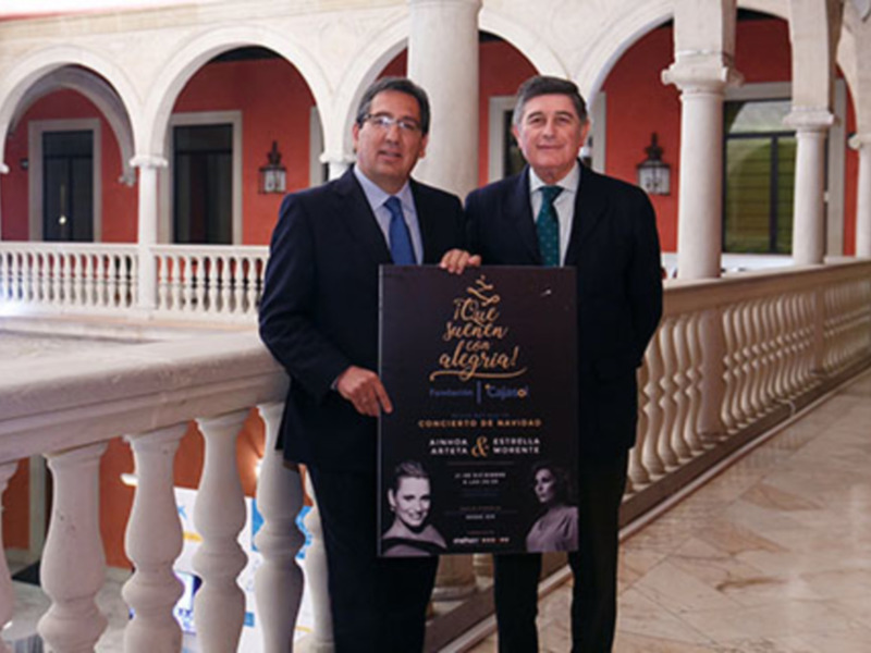 La Fundación Cajasol entrega a la Fundación MEHUER los 12.000€ recaudados en el concierto “¡Que suenen con alegría!” en Sevilla