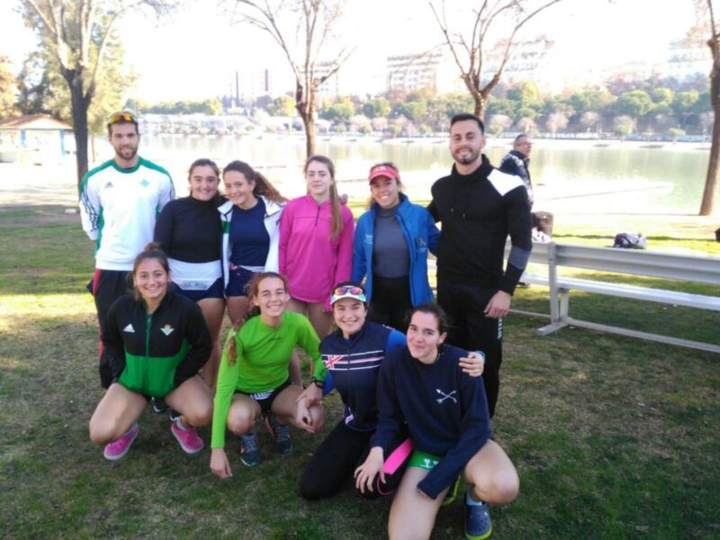Concentración de la selección andaluza de remo