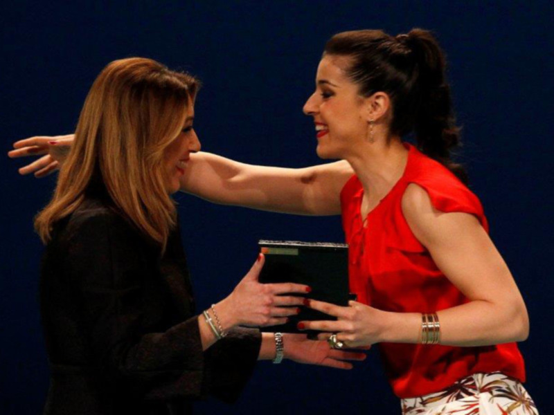 Carolina Marín recibe la Medalla de Oro de Andalucía el 28F
