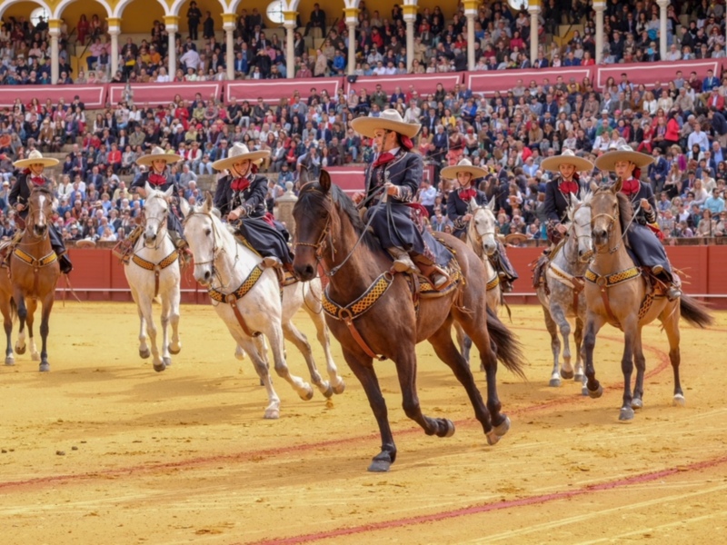 Charros de Pedregal, por ser México el país invitado en esta edición