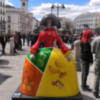 Esculturas de meninas en las calles de Madrid