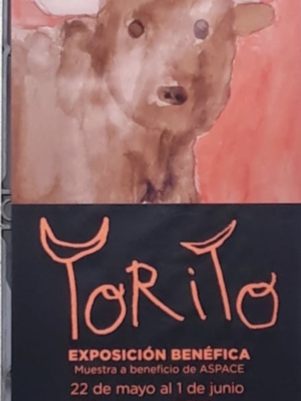 Beatriz Zamora inaugura en la Cámara de Comercio la exposición "Torito" a beneficio de ASPACE