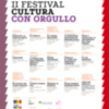 El II Festival Cultura con Orgullo vuelve a convertir Sevilla en el referente LGTBIQ del sur de Europa