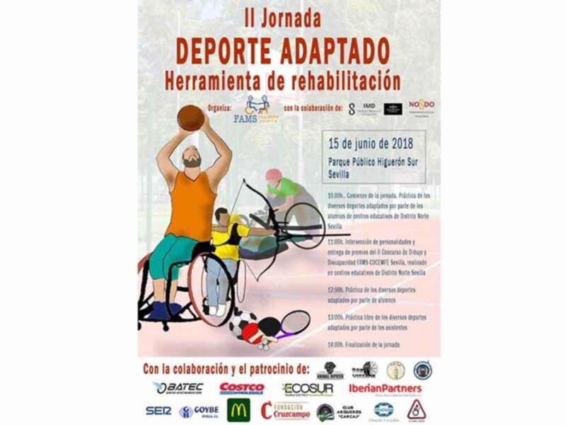 II Jornada de Deporte Adaptado para practicar distintos deportes inclusivos como una persona con movilidad reducida